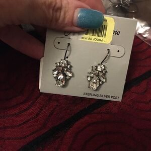 Gemma Layne Faux Diamond Angel Drop Earrings